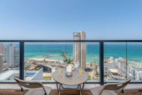 Full sea View 1BR in Bat Yam on the Beach